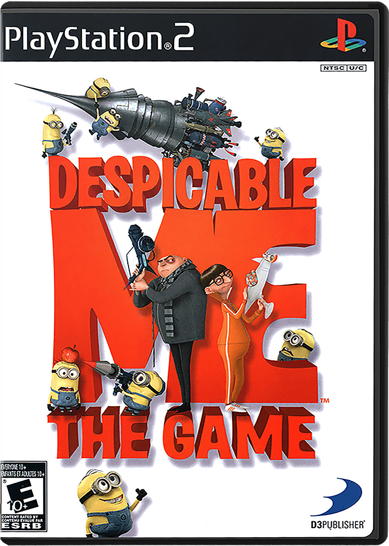 Despicable Me box art for Playstation 2